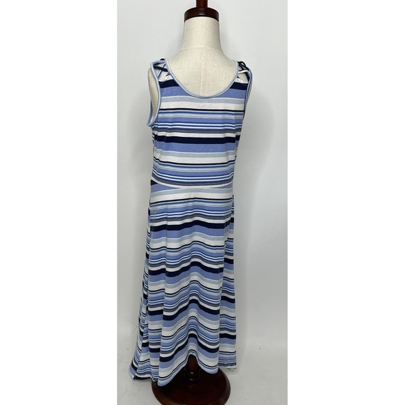 The Children's Place blue and white stripe Size (M) 7/8, reticulated straps - Picture 2 of 5